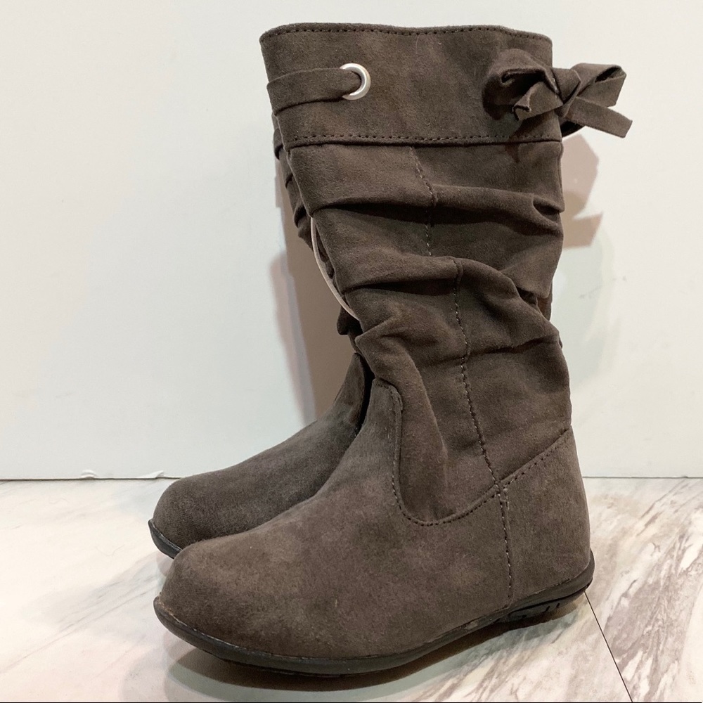 New! Harper Canyon Baby Tall Gray Boots 5
